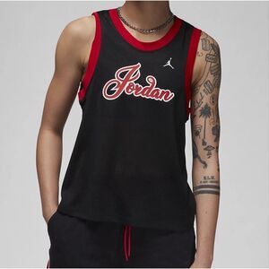 Jordan Women's 23 Jersey Tank in black red trim size M NWT
